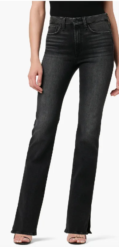 Flash Sale Starts The High Honey Bootcut 34" Inseam with Slit in Black by Joe's Jeans