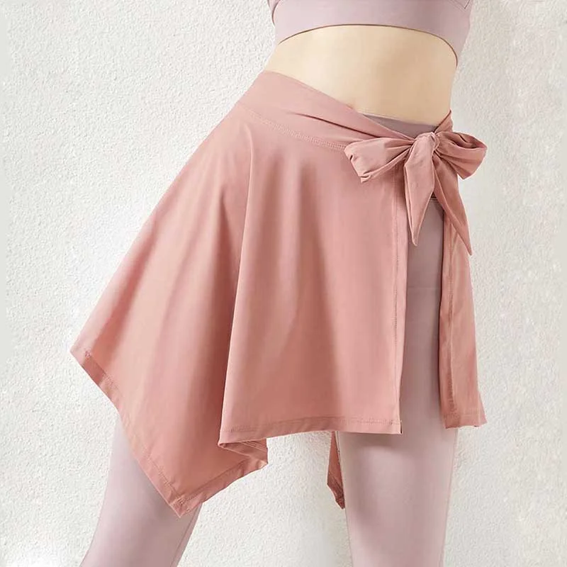 Clothing Brands Yoganix Yoga Skirts Long Straps One Piece Tennis Ballet Skirt Jogging Women All-match Hip Covering Bottoms Running Gym Yoga Shorts